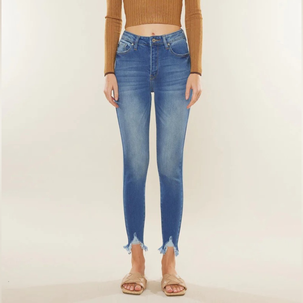 Kancan Maria High Rise Ankle Skinny Jeans